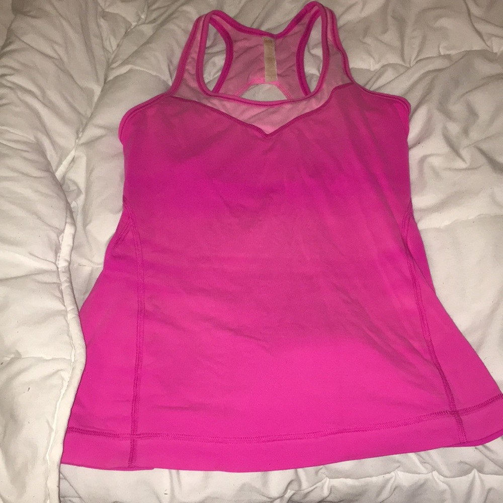 Pink Yoga Tank